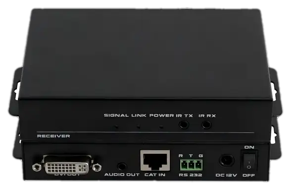 HDBT 70米DVI音频网传接收