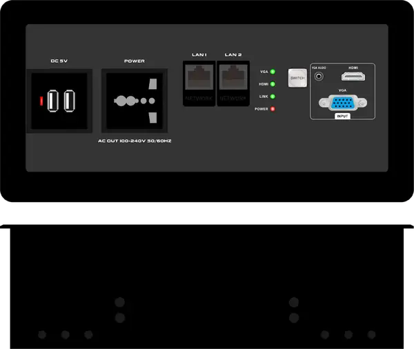 HDBT 100米HV桌插发射
