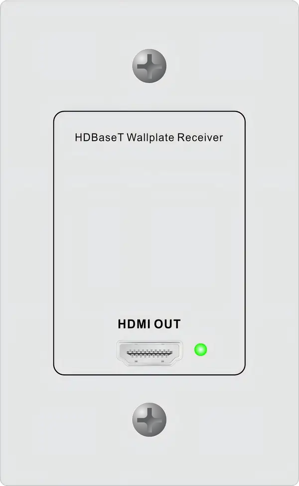 HDBT 100米HDMI 墙插网传接收