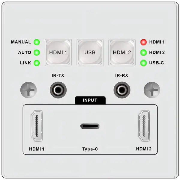 HDBT 70米HDMI+TC+HDMI墙插发射