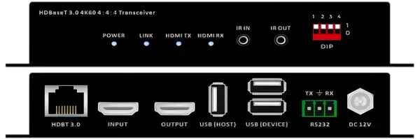 HDBT3.0 40米HDMI&USB2.0网传发射接收器
